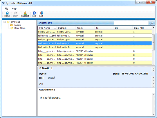 Free Online .EML Viewer 1.0